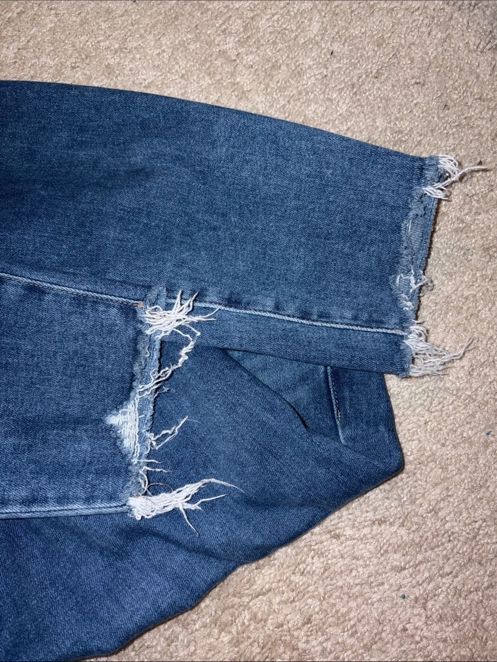 PAIGE High Rise Blue Denim Jeans